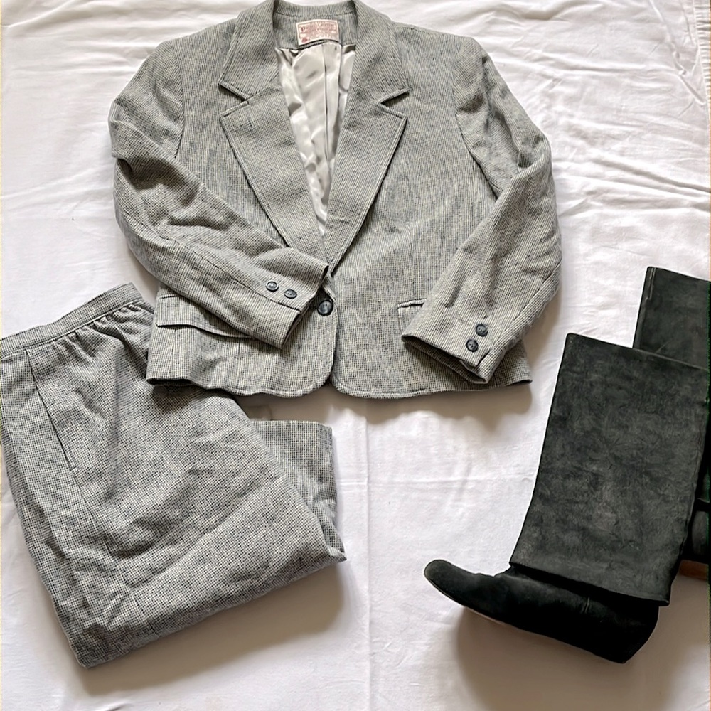 Vintage Pendleton Woolen Mills Blazer & Skirt‎ Set-100% Virgin Wool